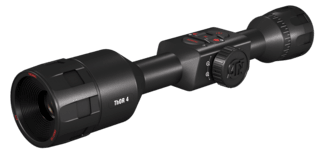 ATN THOR 4 1.5-15x thermal rifle scope. This thermal scope features built in ballistic information and automatic video recording.